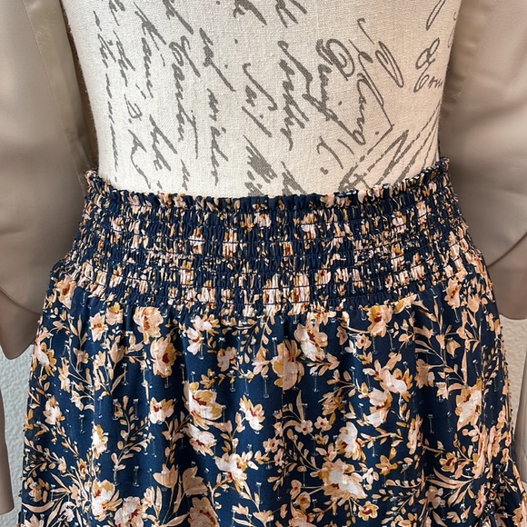 New! Intermix Silk Ruffle Skirt - Picture 2 of 8